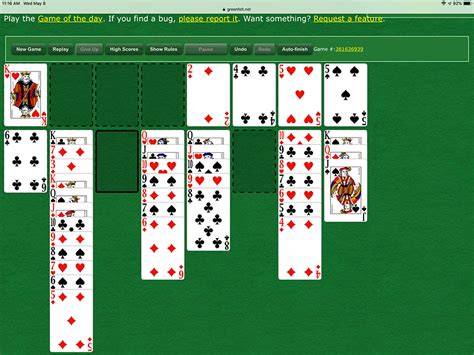 solitaire green felt freecell|free cell green felt old style.